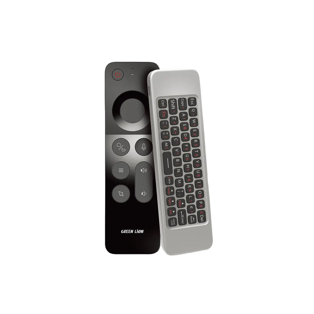 Green Lion 4 in 1 Wireless Remote With Keyboard - Black