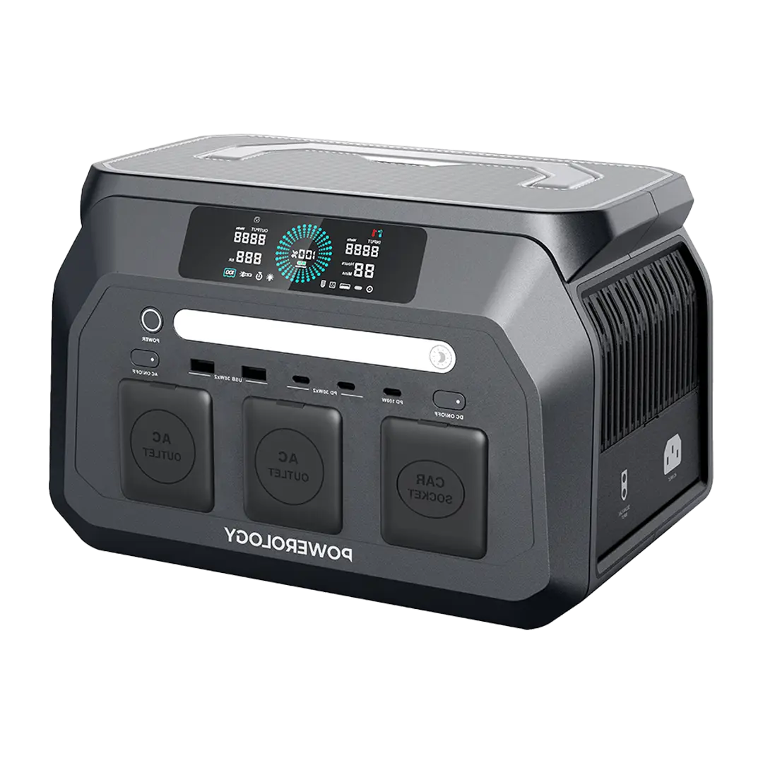 Powerology Dynamic800 Portable Power Station 800w Black