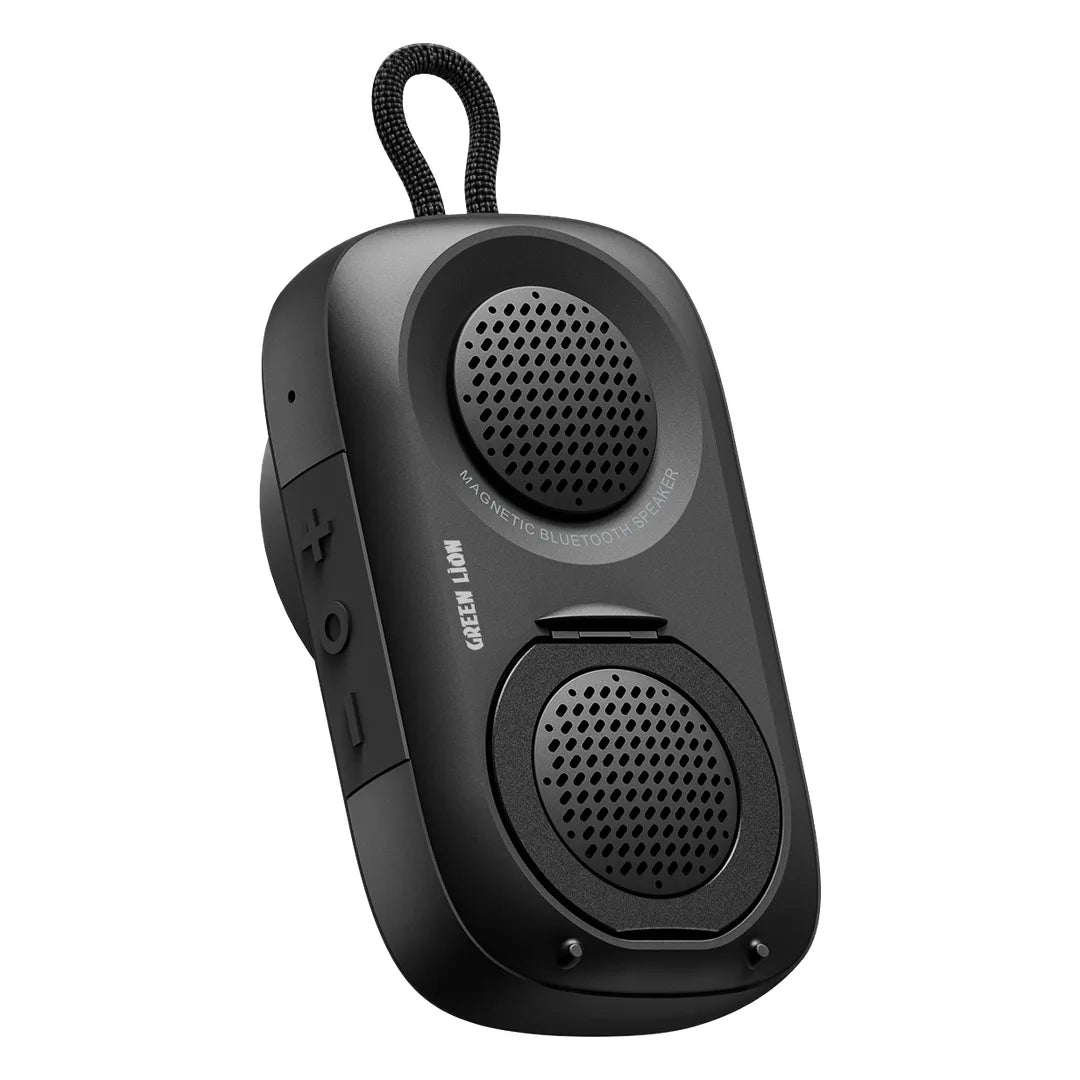 Green Lion Mag Speaker with Bluetooth V6 0 Tws Pairing Black
