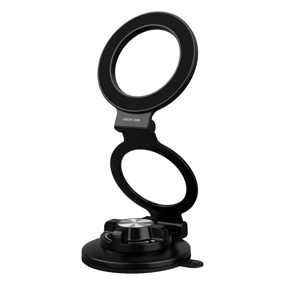 Green Lion Gx 14 MagSafe Foldable Car Phone Holder Black