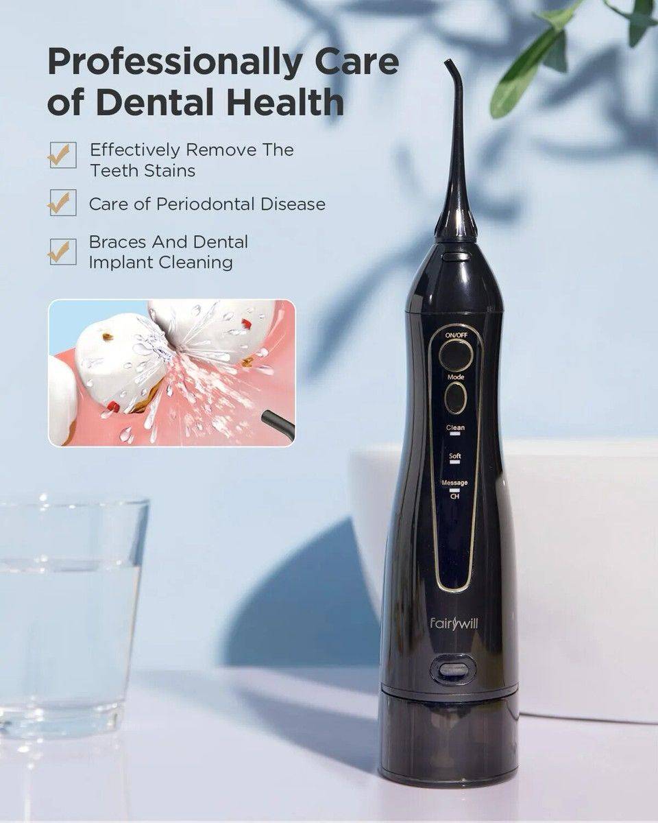 Fairywill 300ml 5020E Water Flosser Oral Care Device