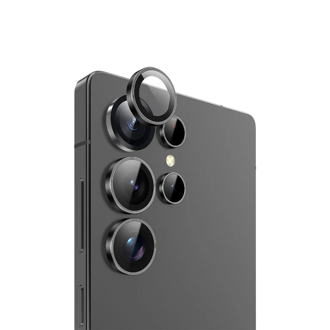 Green Lion Camera Lens Armor for S25 Ultra Black