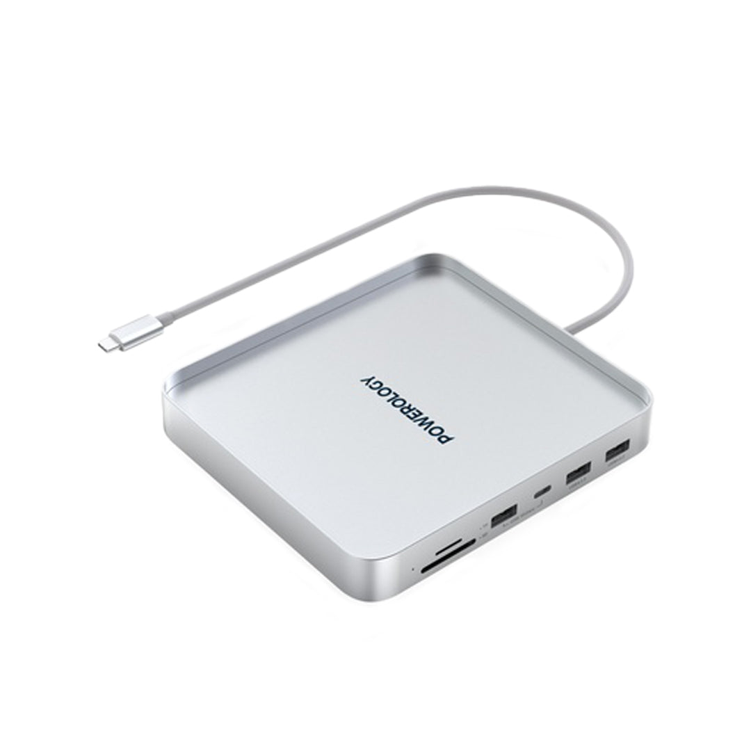 Powerology Imac 24 Inch USB C Dock with Ssd Enclosure 10gbps Gray