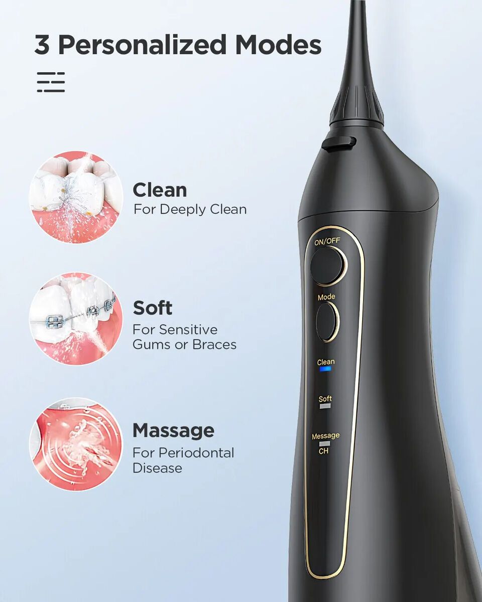 Fairywill 300ml 5020E Water Flosser Oral Care Device