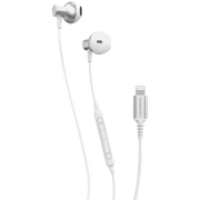 Powerology Lightning Stereo Earphones for Iphone and Ipad White