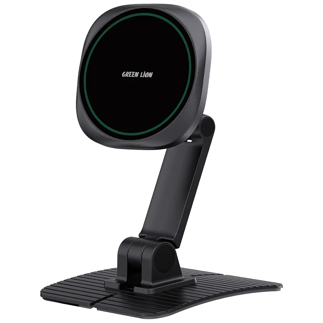 Green Lion Aero Mag Car Phone Holder Black