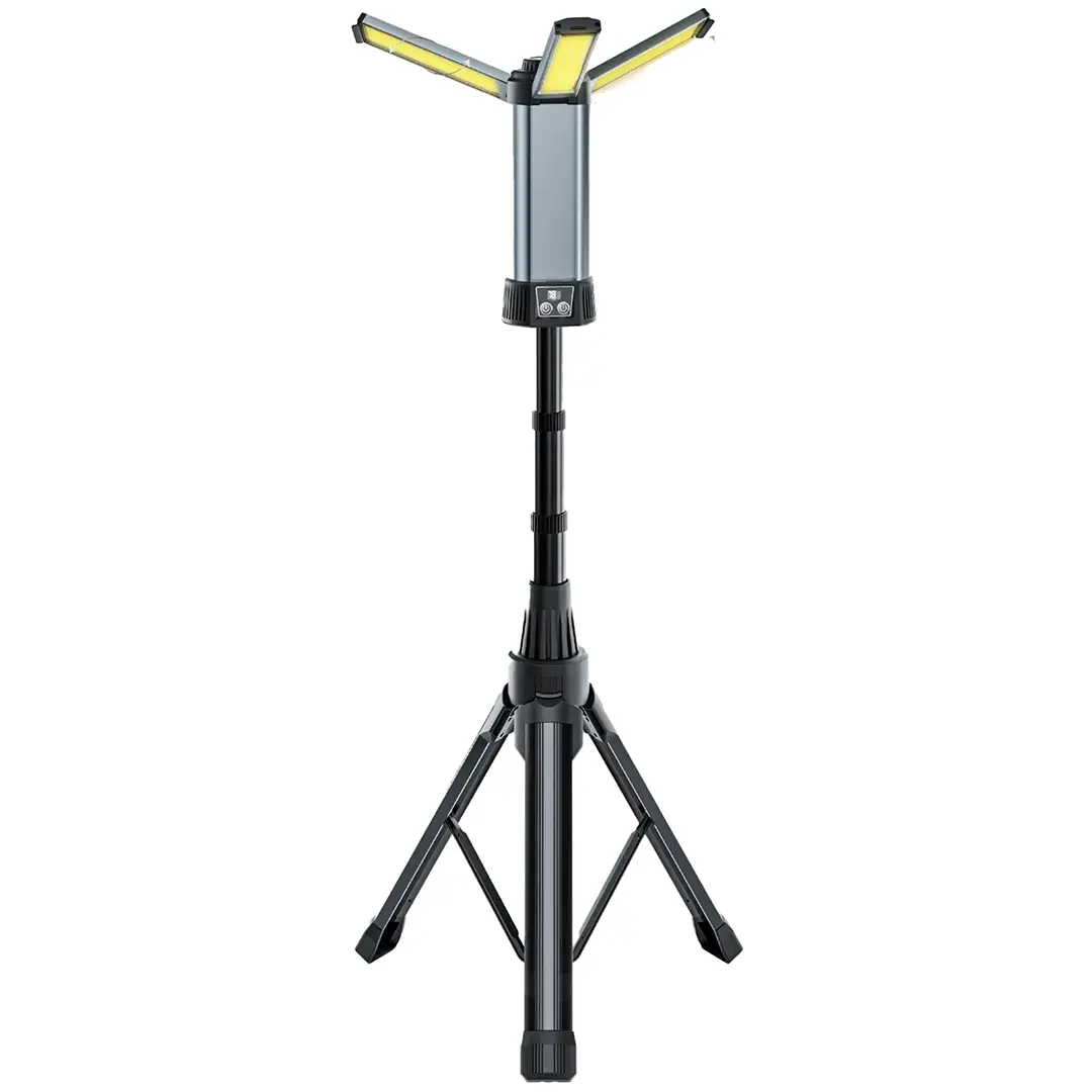 Green Lion Trio Beam Lite Tripod Camping Light Black