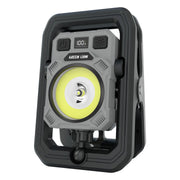Green Lion Mini Clip LED Rechargeable Dual Color Light Black