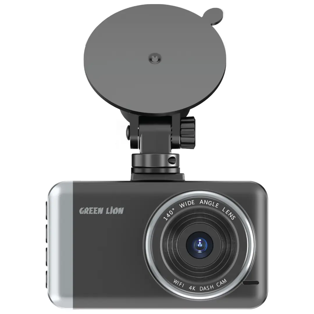 Green Lion Dash Cam Pro Front and Rear Black