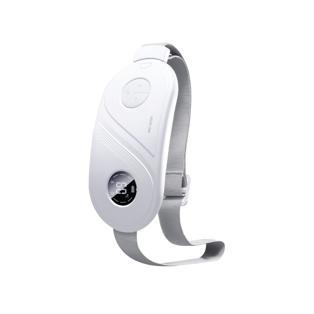 Green Lion Menstrual Heating Massager - White