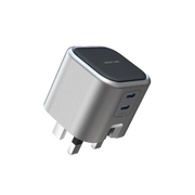 Green Lion Gan Adapter 45w 2 USB C Ports Grey