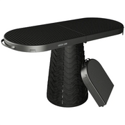 Green Lion 2 in 1 Foldable Table Stool Black