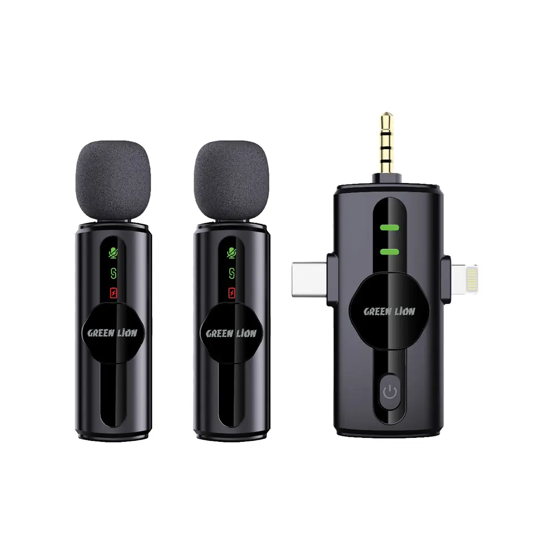 Green Lion Gm 80x Microphone 3 in 1 Black
