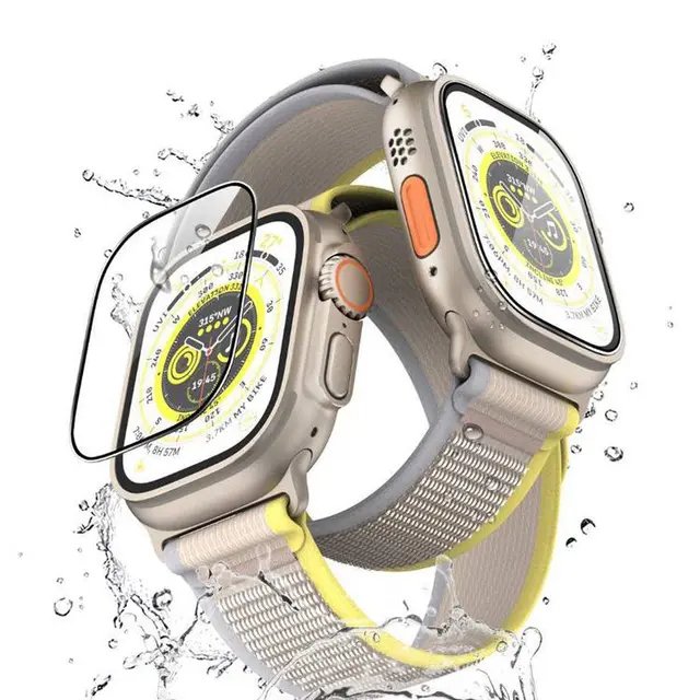 Green Lion Ultra Pro HD Glass Full Protection Apple Watch 49mm Clear