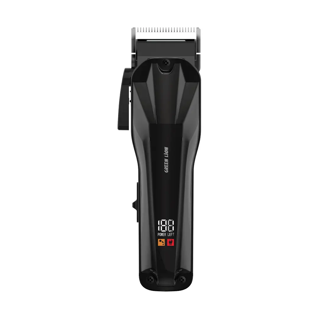 Green Lion Clip Pro Professional Hair Clipper Black