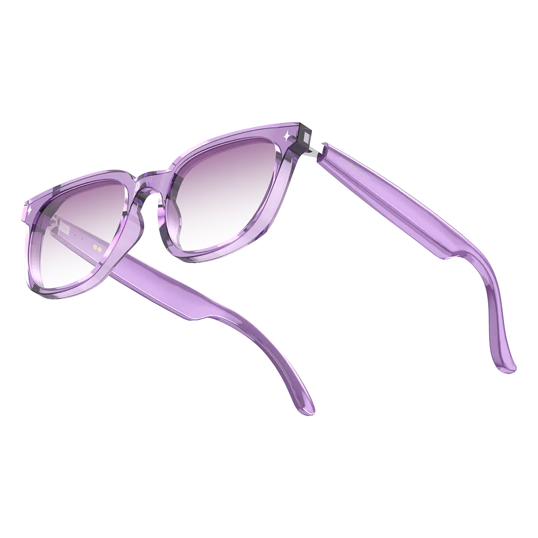 Powerology Nice Smart Audio Sunglasses Purple