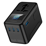 Powerology Voltvoya Gan Travel Adapter Black