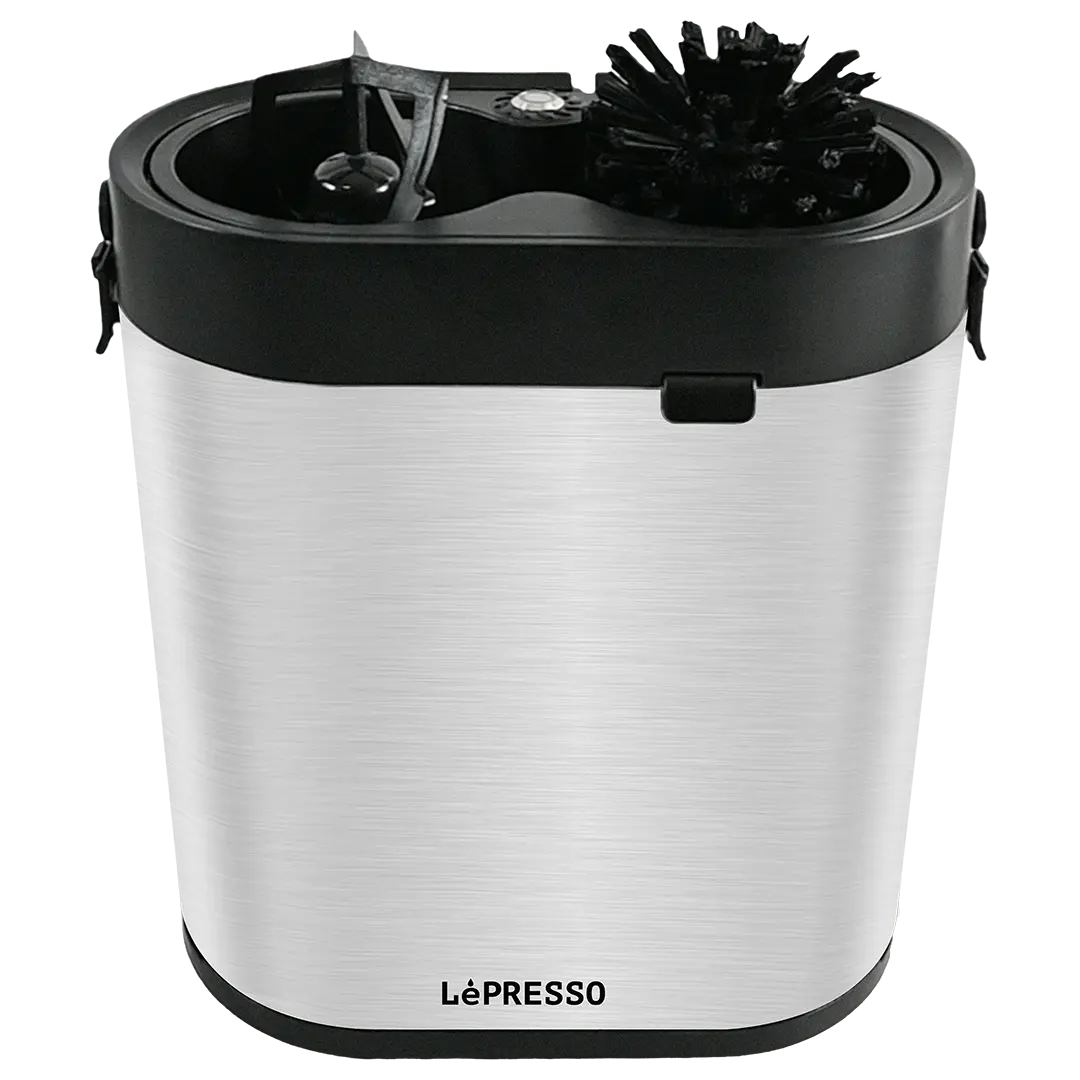LePresso Sterilix Portafilter Cleaner Machine Silver
