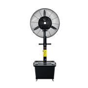 Powerology Industrial Fan Mist Spray Humidifier Black