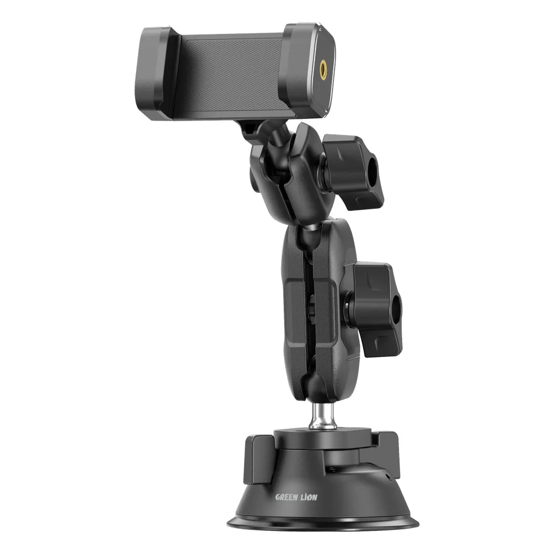 Green Lion Gx 101 Suction Mount Car Phone Holder Black