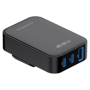 Powerology Crab Foldable Eu Gan Charger Black