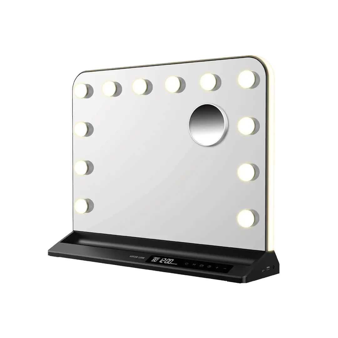 Green Lion Vanity Mirror Black