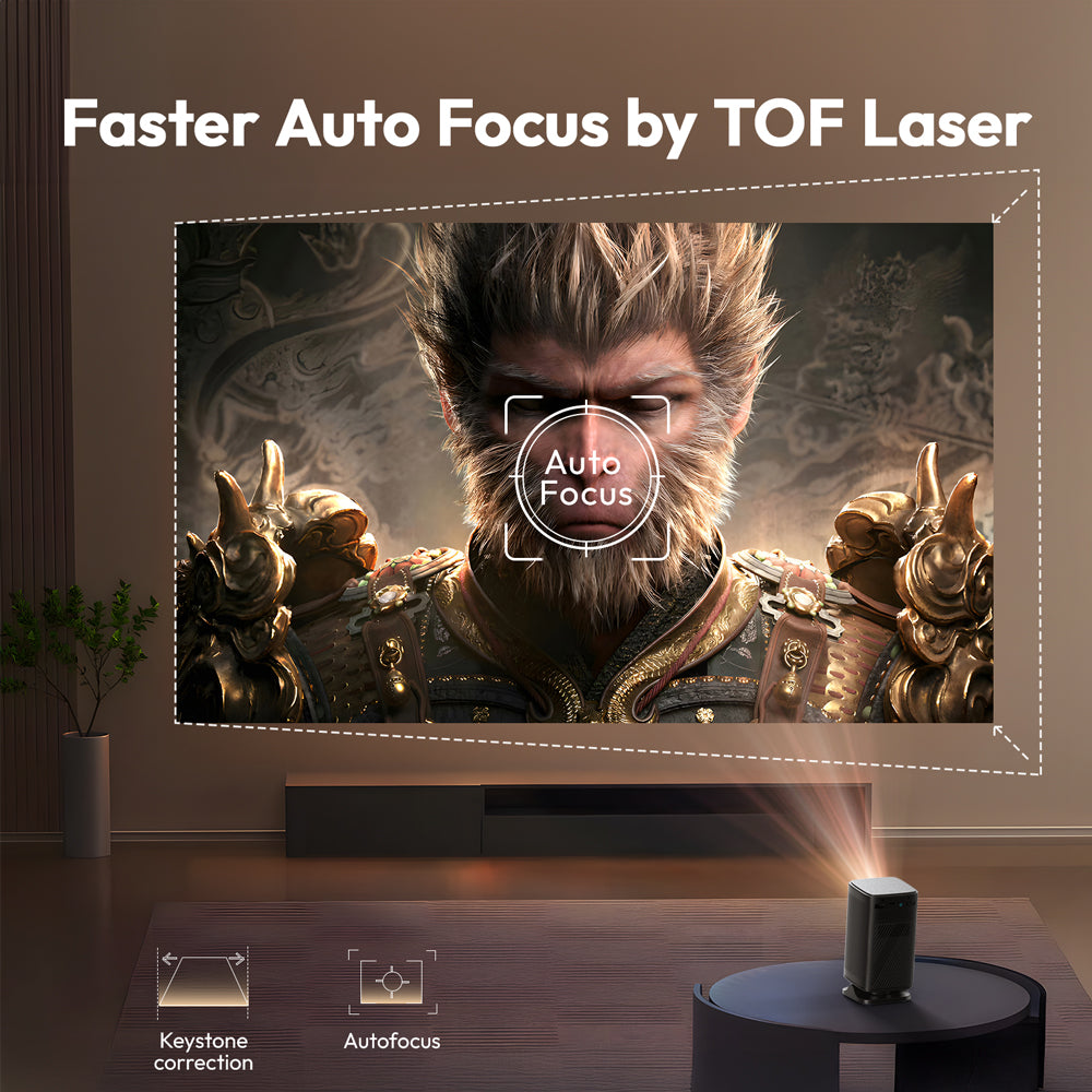 Byintek P70X Mini Projector 10000 mAh