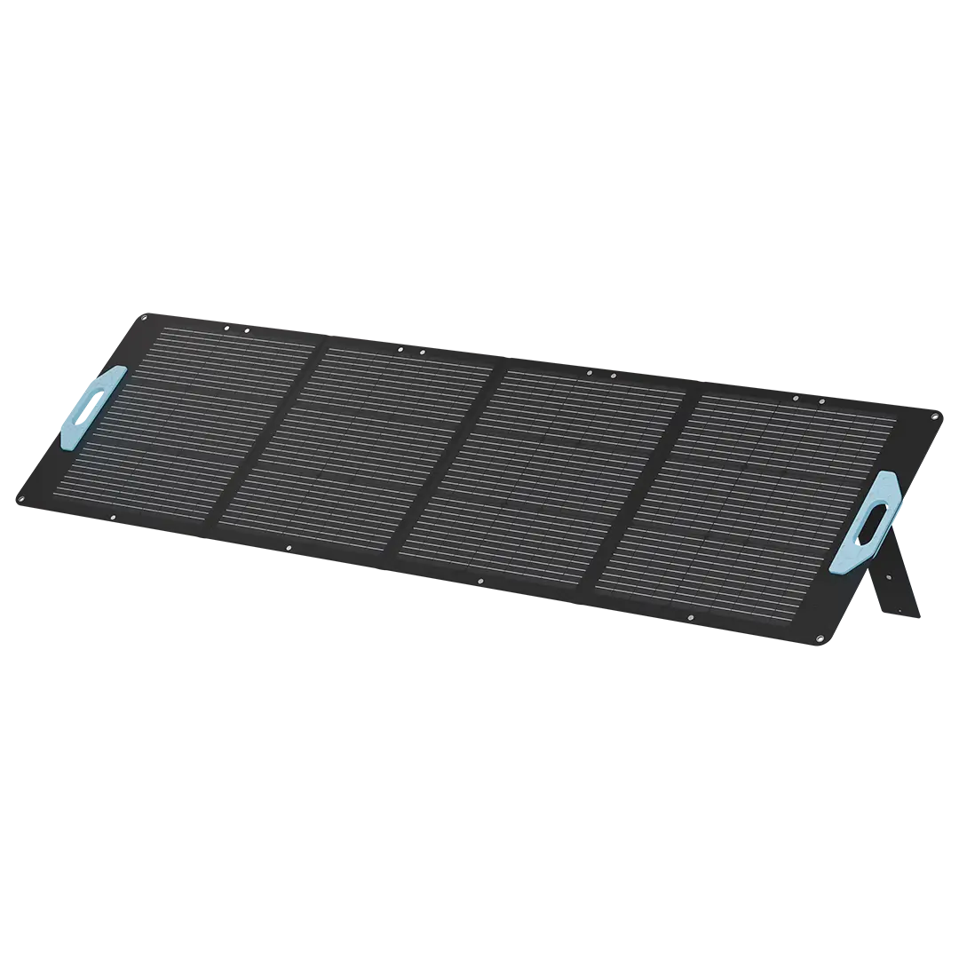Powerology 200w Monocrystalline Portable Solar Panel Black