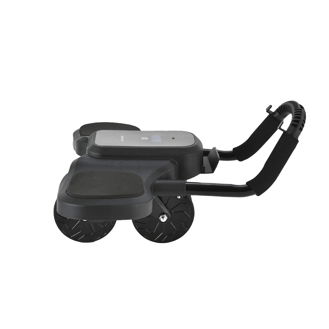 Green Lion ABSExercise Roller With Digital Display - Black