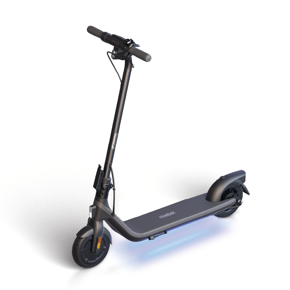 سكوتر كهربائي ناينبيت كيك سكوتر اي 2 بسرعة 20 كم بالساعة من سيجواي Segway Ninebot KickScooter E2 20km/h Max Speed 20km Range Large sized Dashboard 21.6V 162Wh mAh Battery