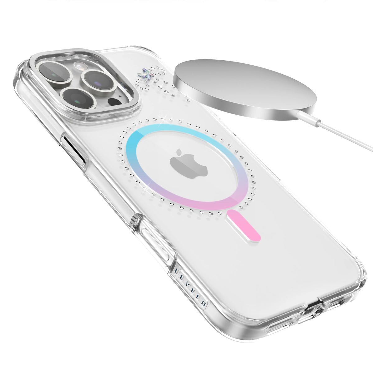 كفر ليفيلو Butterfly متوافق مع MagSafe لآيفون 16 برو وبرو ماكس – تفاصيل المنتج والعبوة
