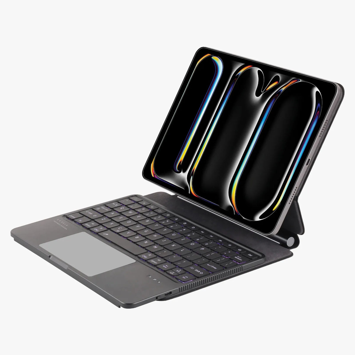 لوحة مفاتيح لاسلكية ليفيلو AeroBoard Pro لآيباد برو 2024 – أسود – تفاصيل المنتج والعبوة