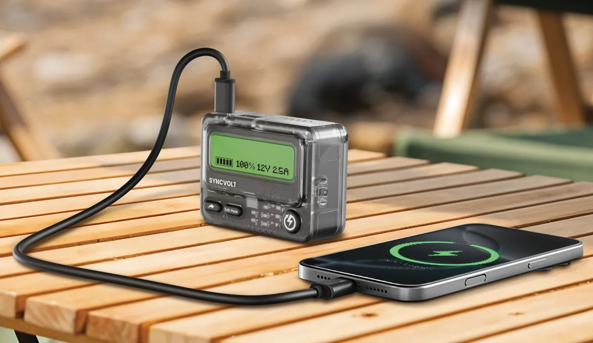 باور بانك ليفيلو Syncvolt سعة 10000mAh بقدرة 30W وتصميم بيجر – شبه شفاف – تفاصيل المنتج والعبوة