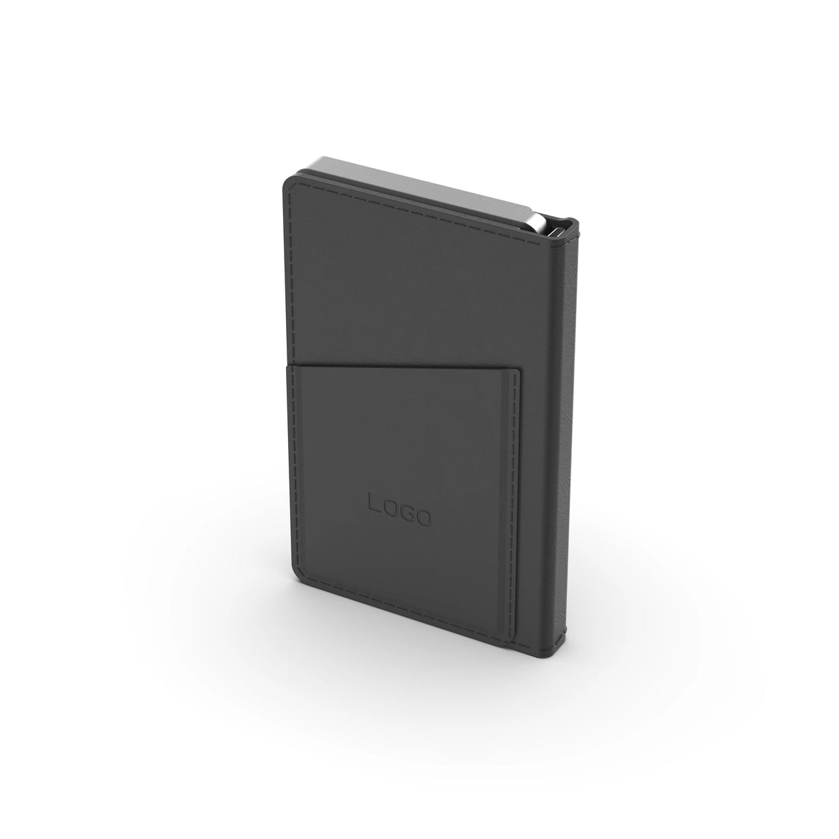 محفظة ليفيلو Vermont‏3 في 1 مع باور بانك 5000 mAh – أسود – تفاصيل المنتج والعبوة