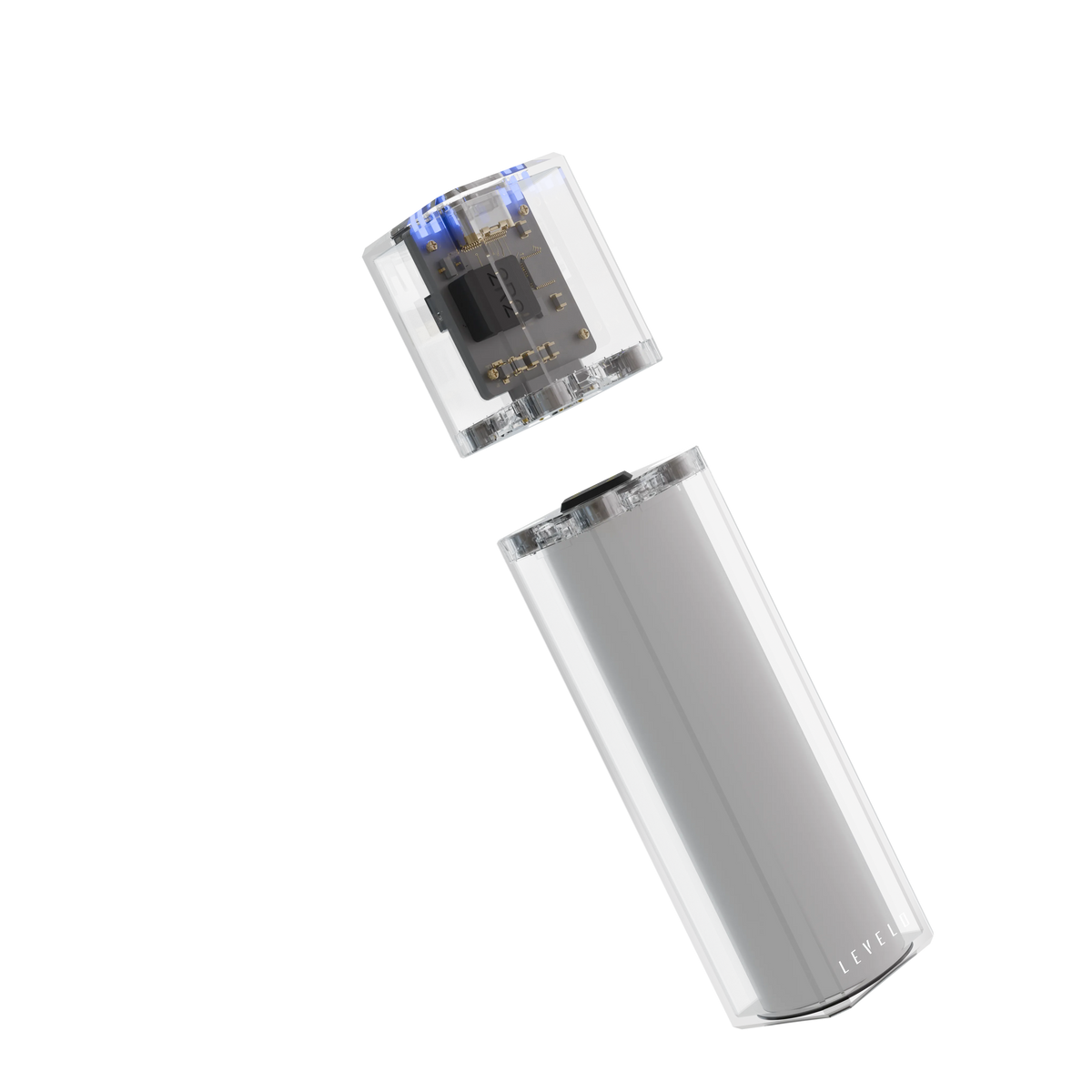 باور بانك ليفيلو SwapCell Pro بسعة إجمالية 15000 mAh ورؤوس قابلة للتبديل – شفاف – تفاصيل المنتج والعبوة