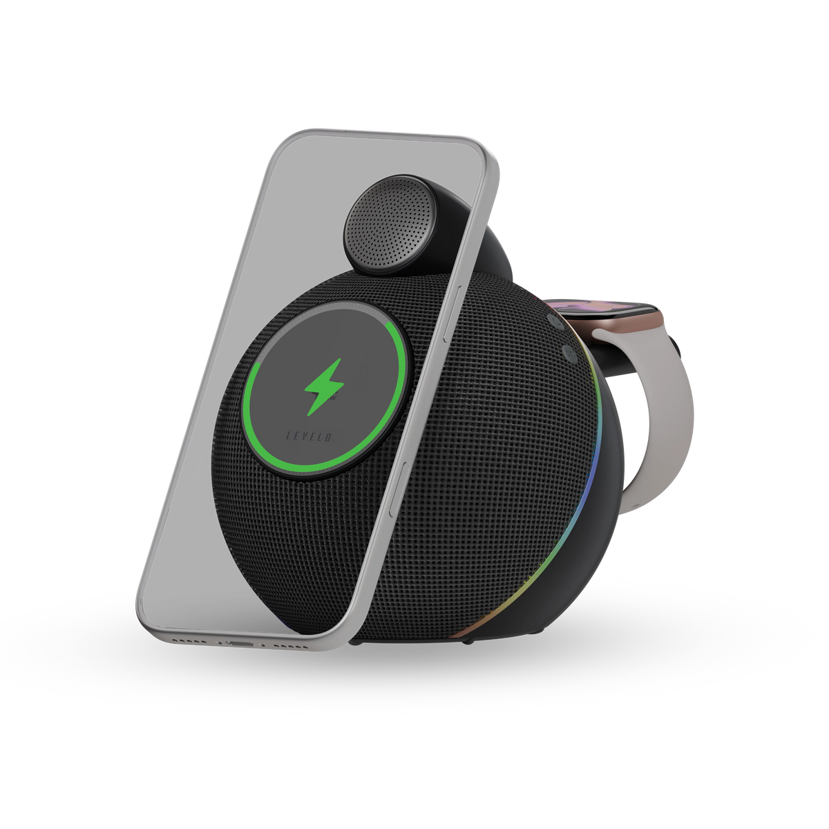 شاحن ليفيلو Aira اللاسلكي مع سماعة Bluetooth – تفاصيل المنتج والعبوة
