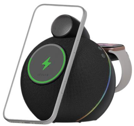 شاحن ليفيلو Aira اللاسلكي مع سماعة Bluetooth – تفاصيل المنتج والعبوة