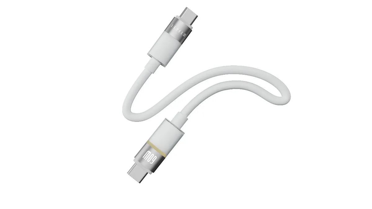 كابل ليفيلو Luno من USB-C إلى USB-C بقدرة 60 واط – متر واحد – تفاصيل المنتج والعبوة