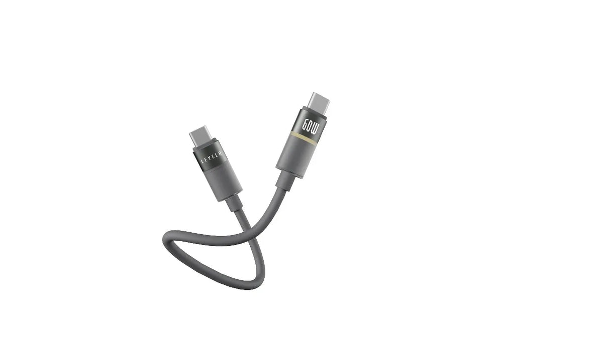 كابل ليفيلو Luno من USB-C إلى USB-C بقدرة 60 واط – متر واحد – تفاصيل المنتج والعبوة