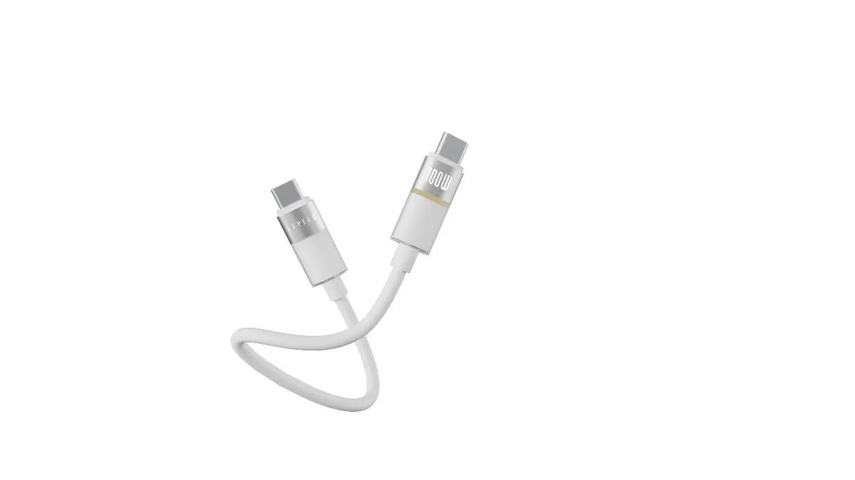 كابل ليفيلو Luno من USB-C إلى USB-C بقدرة 100 واط – متر واحد – تفاصيل المنتج والعبوة