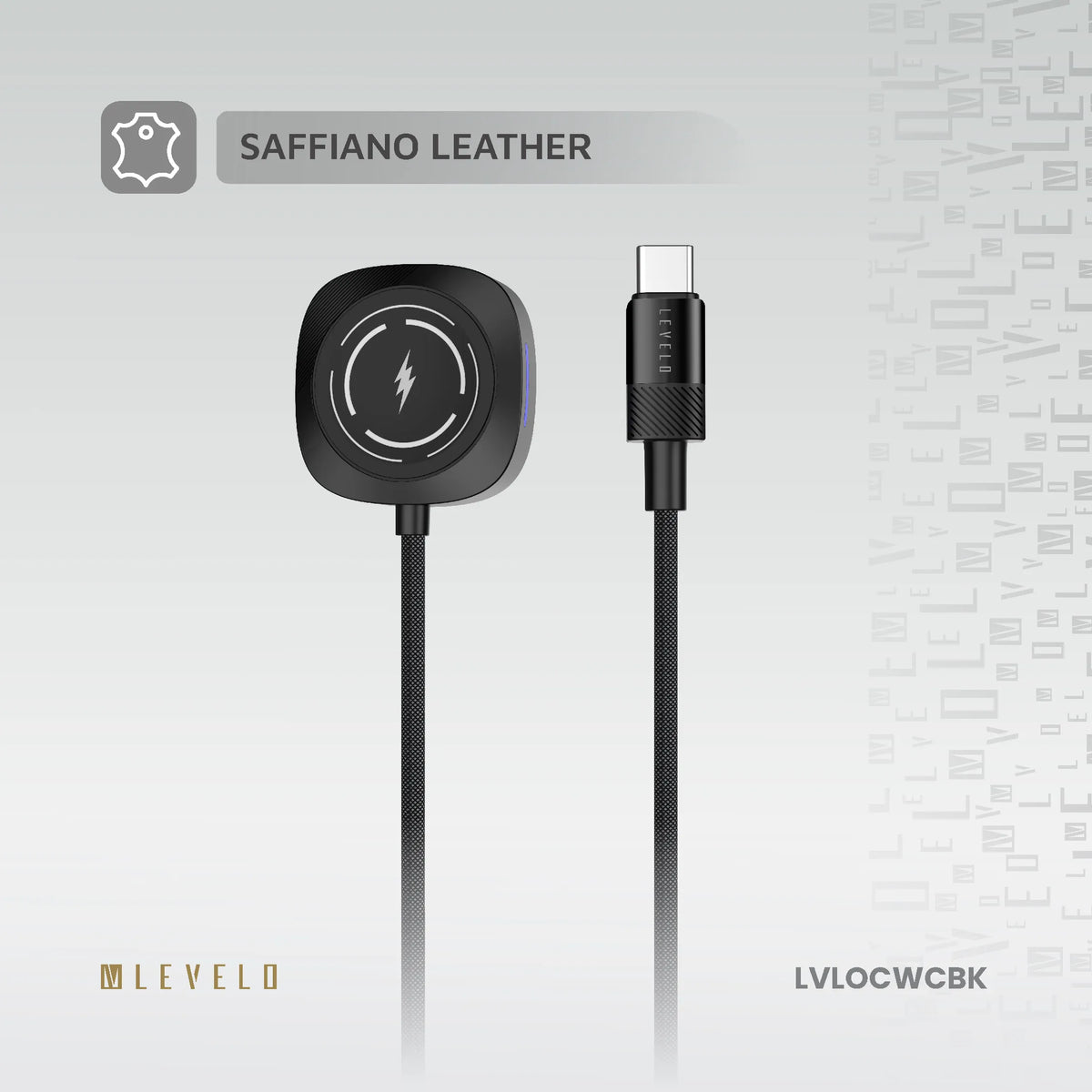 كابل شحن Apple Watch ليفيلو Otto بمنفذ USB-C – ‏1.2 متر – تفاصيل المنتج والعبوة