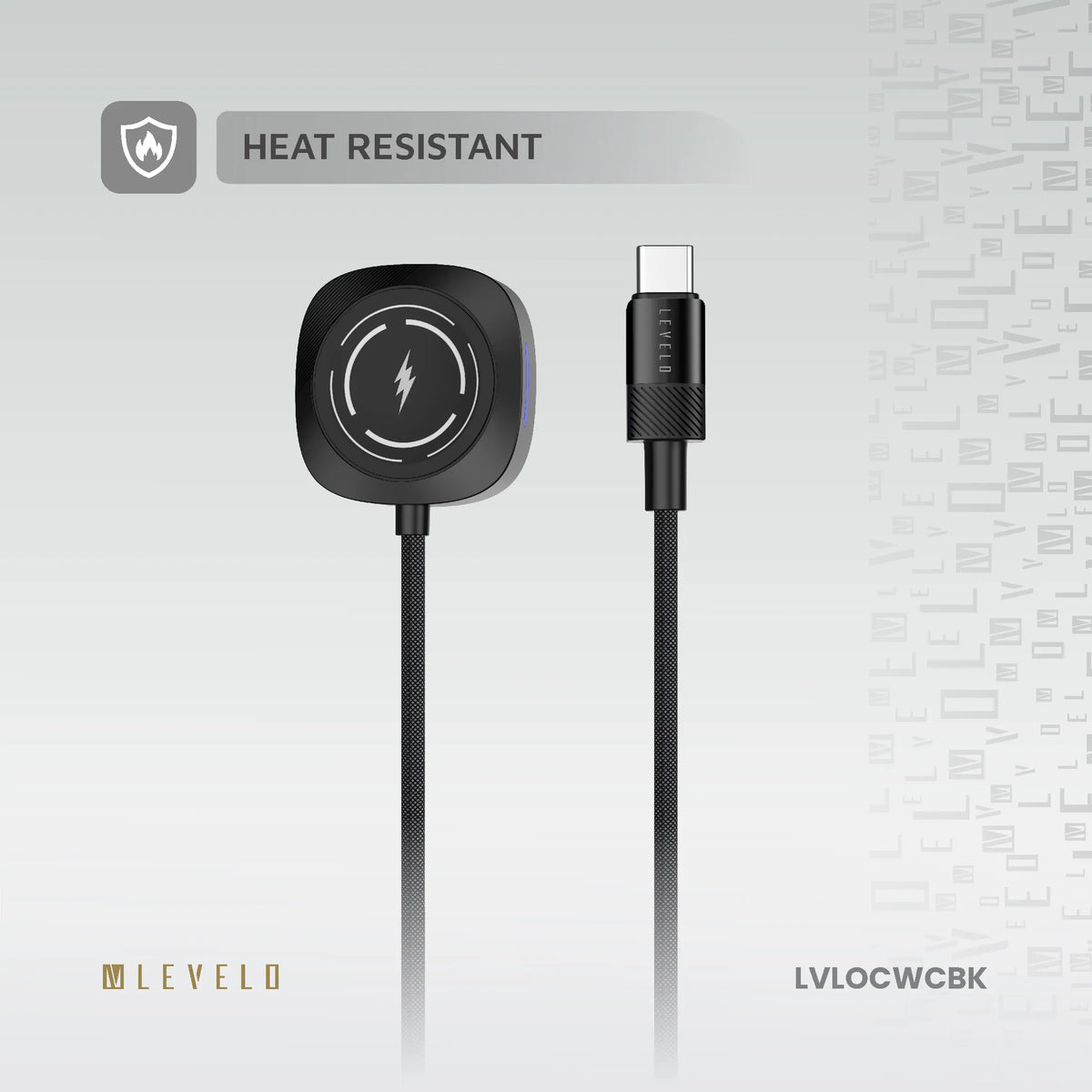 كابل شحن Apple Watch ليفيلو Otto بمنفذ USB-C – ‏1.2 متر – تفاصيل المنتج والعبوة