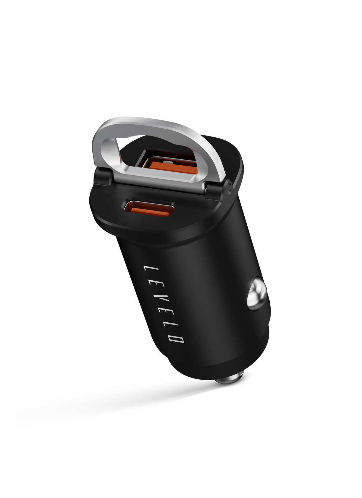 شاحن سيارة ليفيلو Kruz بقدرة 38 واط – USB-C وUSB-A – تفاصيل المنتج والعبوة