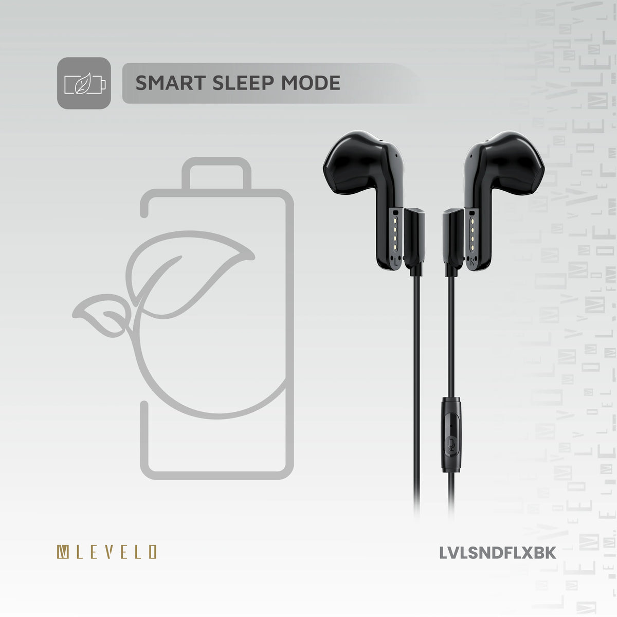 سماعات ليفيلو Soundflex ‏2 في 1 – لاسلكية وسلكية USB-C – صورة المنتج