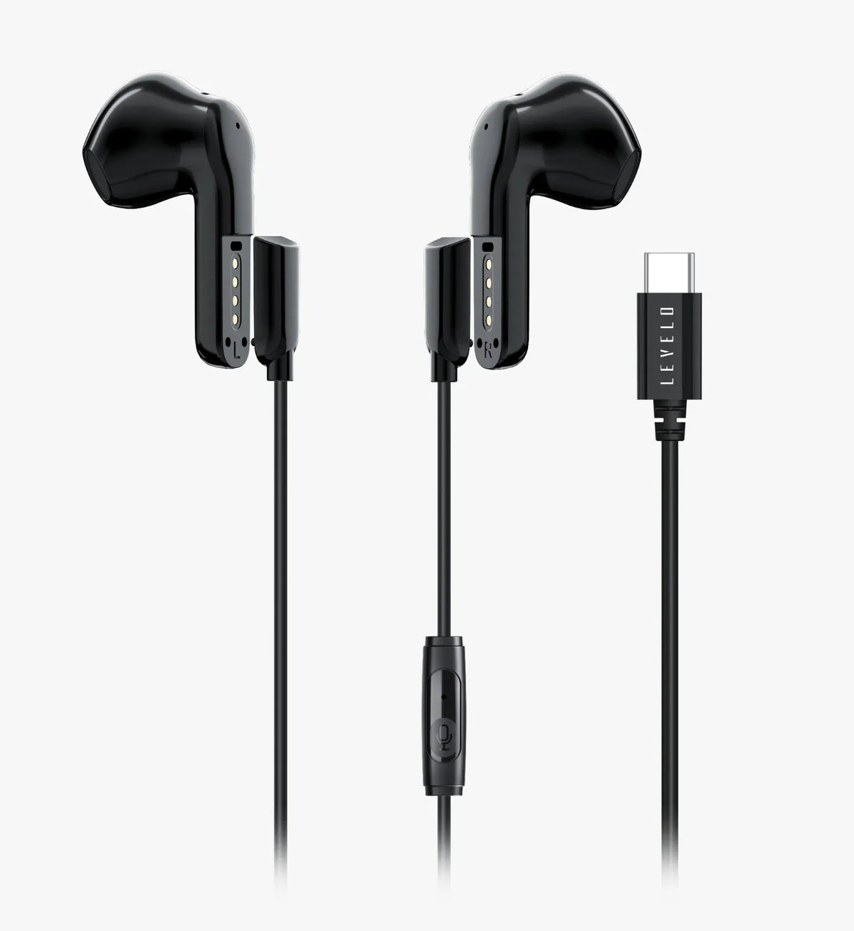 سماعات ليفيلو Soundflex ‏2 في 1 – لاسلكية وسلكية USB-C – تفاصيل المنتج والعبوة