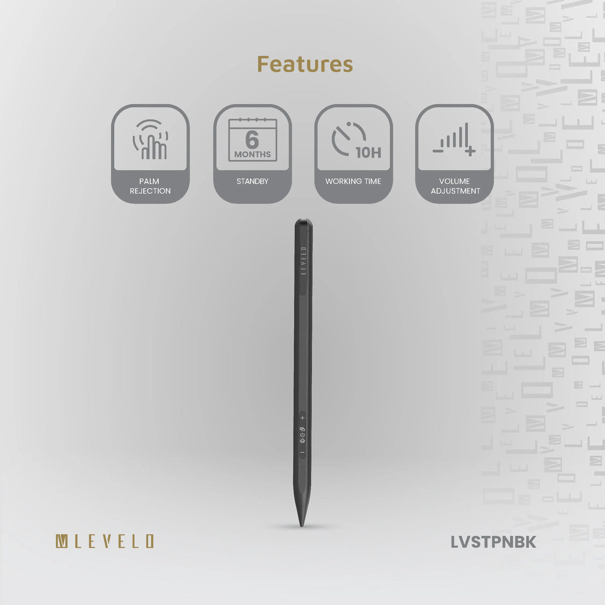 قلم ليفيلو Skywrite Versa للآيباد مع أزرار اختصار – تفاصيل المنتج والعبوة