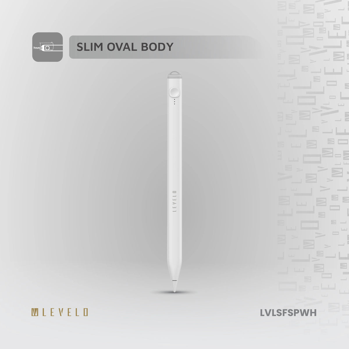 قلم ليفيلو Skyflex لأجهزة iPad – أبيض – تفاصيل المنتج والعبوة