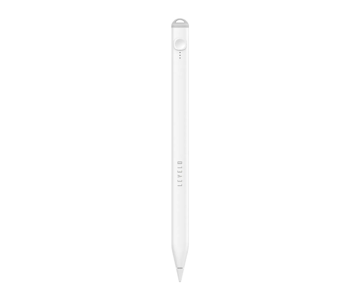 قلم ليفيلو Skyflex لأجهزة iPad – أبيض – تفاصيل المنتج والعبوة