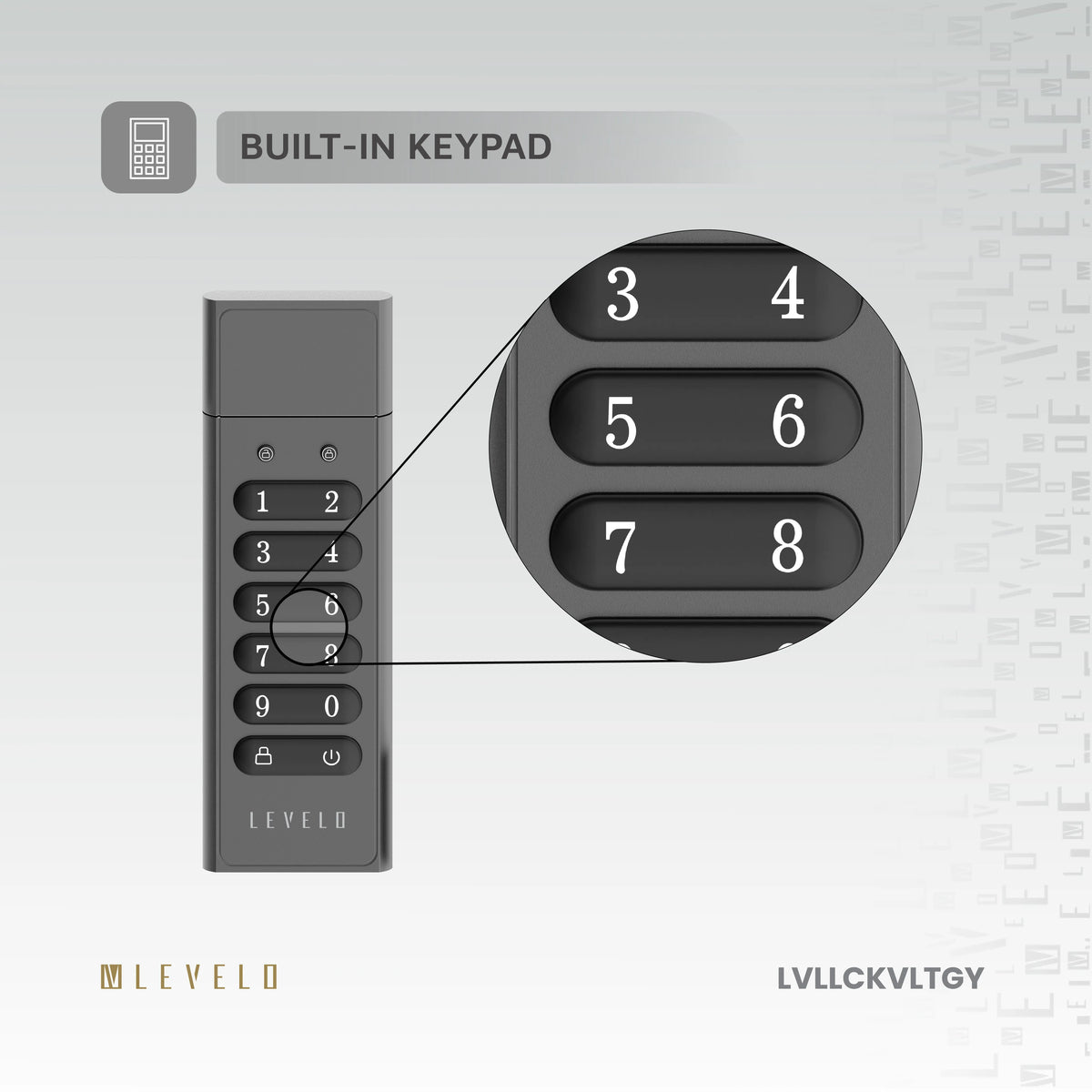 ذاكرة USB ليفيلو Lockvault المشفّرة بسعة 128 جيجابايت ولوحة أرقام – تفاصيل المنتج والعبوة