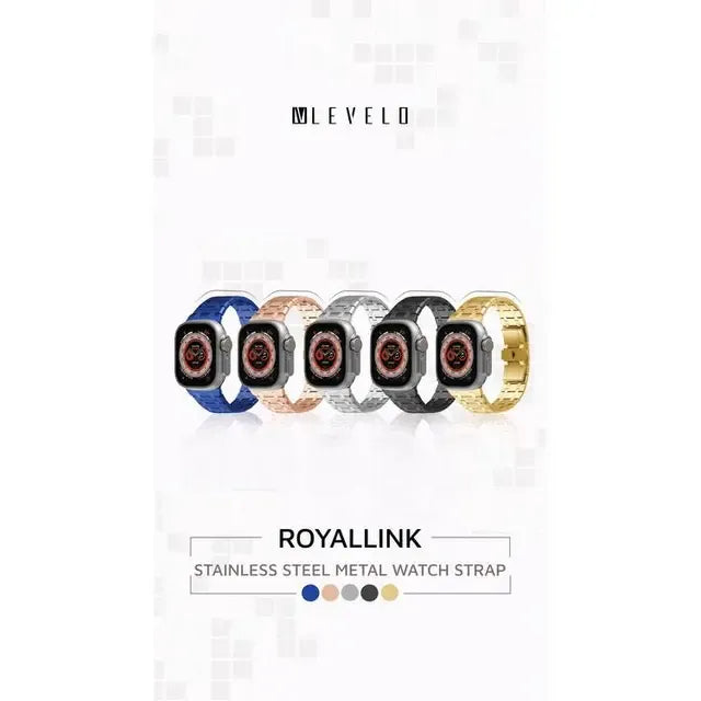 سوار ليفيلو RoyalLink لساعة أبل ووتش 49 و45 مم – تفاصيل المنتج والعبوة
